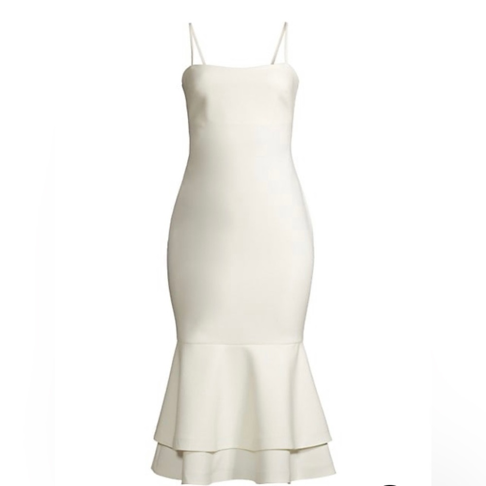 Likely Aurora Midi Dress - White